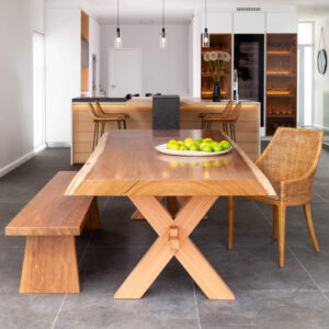 bespoke rustic dining table